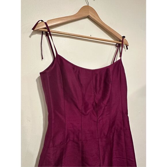Ann Taylor Burgundy Mini Dress - Picture 2 of 5